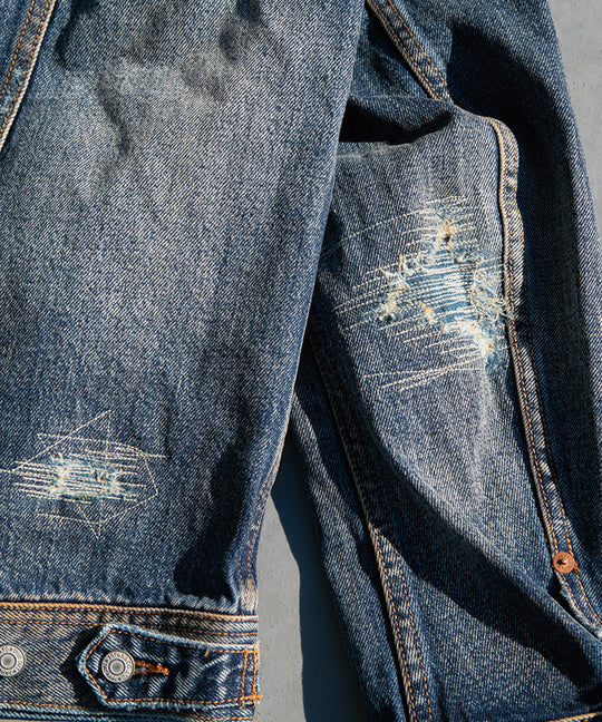 【2026年3月頃発送】12oz SOFT DENIM TRUCKER JACKET（VINTAGE processing.）