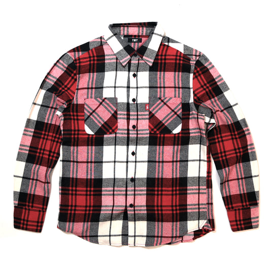 WOOLY PLAID SHIRTS（graph plaid）／RED