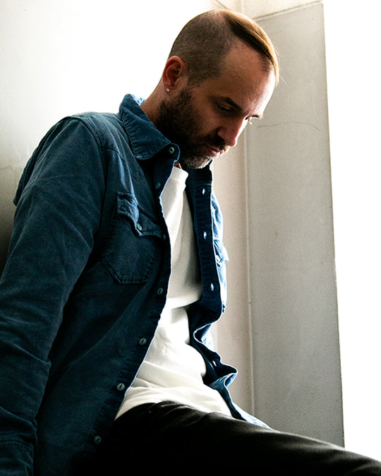 コーデュロイウエスタンシャツ