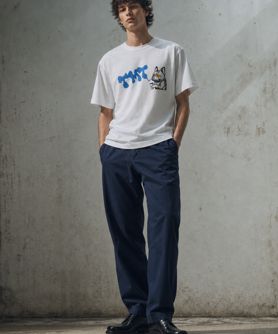 5.6oz COTTON S/S Tee (BULLDOG)