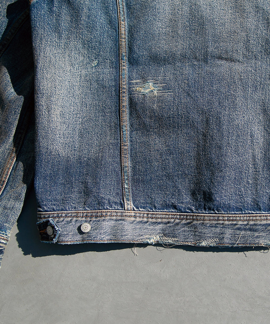 12oz SOFT DENIM TRUCKER JACKET（VINTAGE processing.）