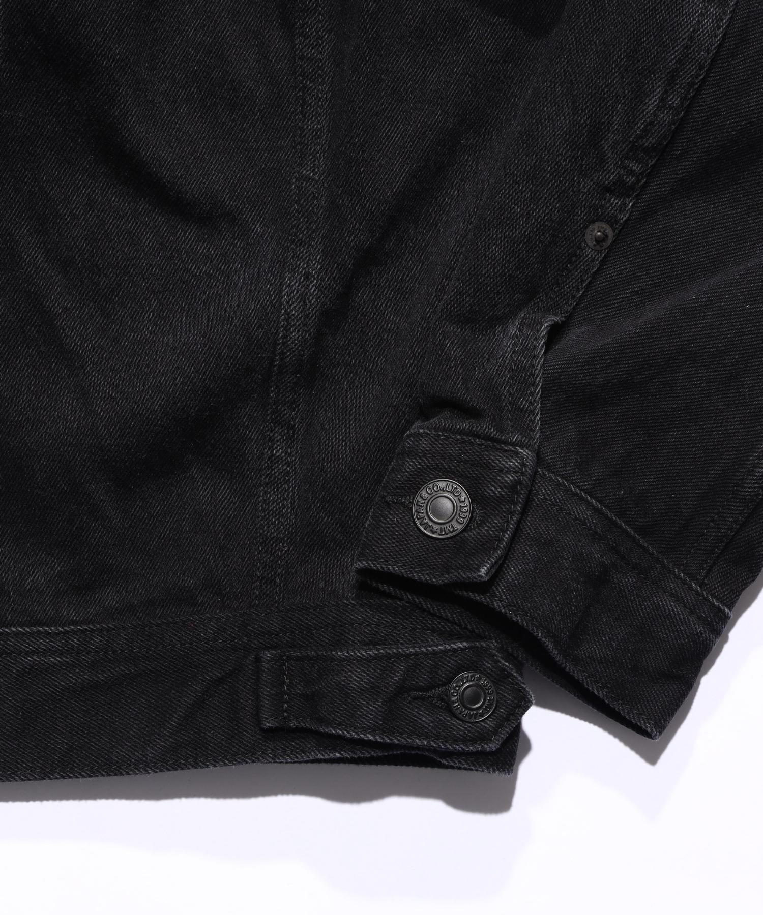 12oz SOFT BLACK DENIM TRUCKER JACKET – TMT OFFICIAL ONLINE STORE