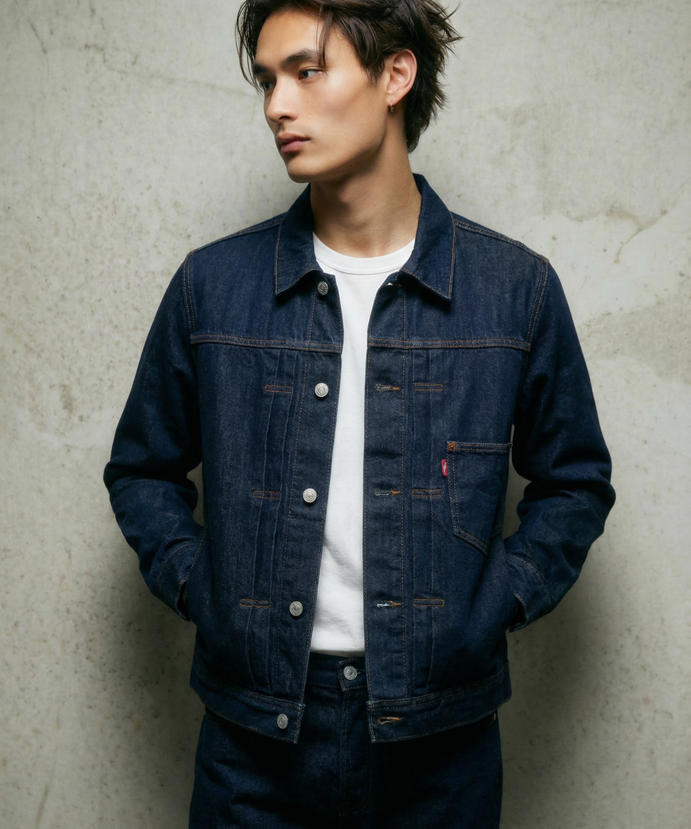 【HQ DENIM】 TRUCKER JACKET(TYPE 506XX)
