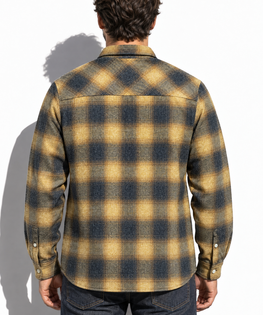 【11月下旬発送予定】TWILL OMBRE CHECK SHIRTS