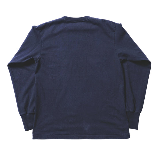 DRY COTTON JERSEY L/S TEE（UPPER）／NAVY