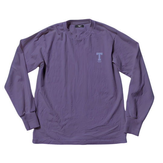 DRY COTTON JERSEY L/S TEE（UPPER）／PURPLE