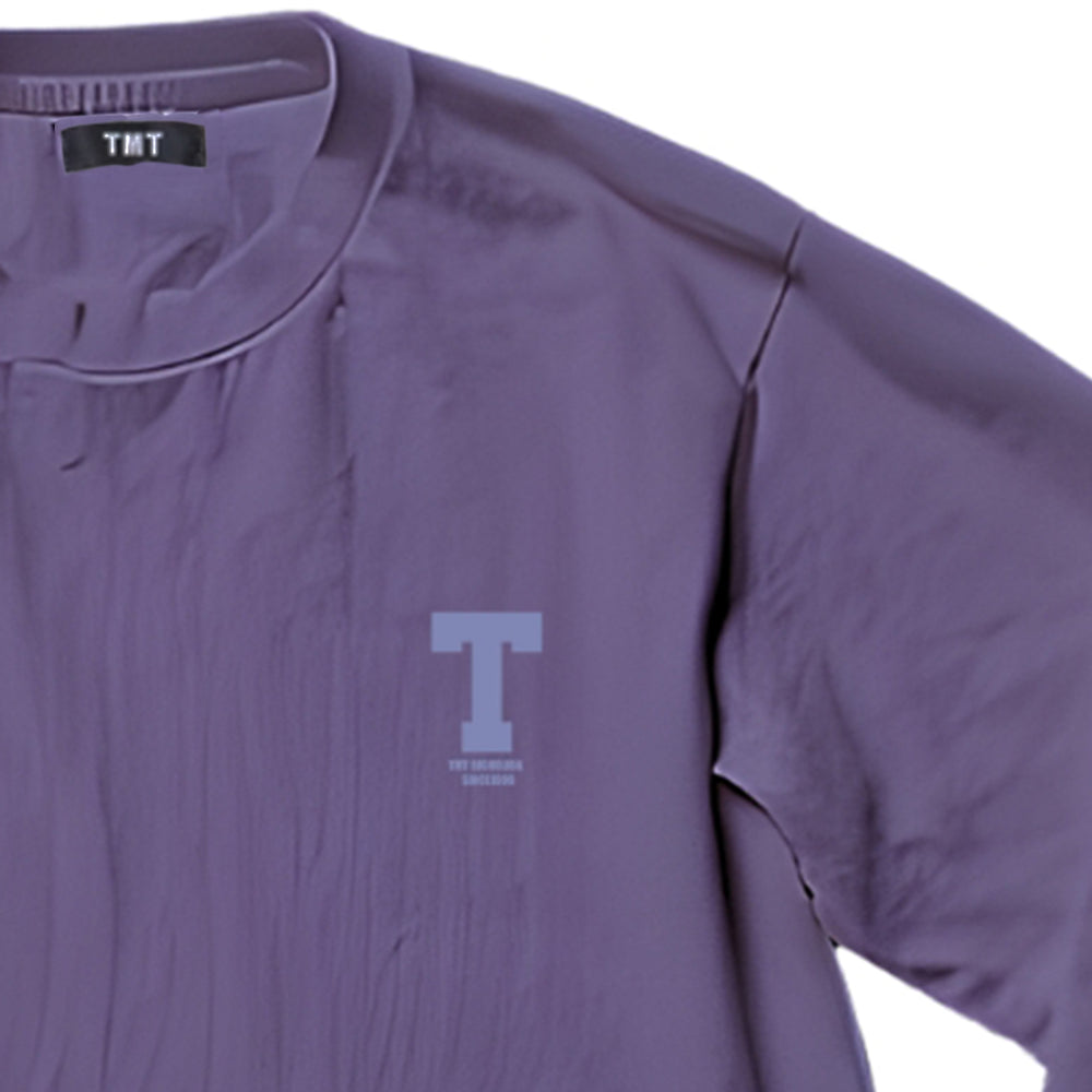 DRY COTTON JERSEY L/S TEE（UPPER）／PURPLE