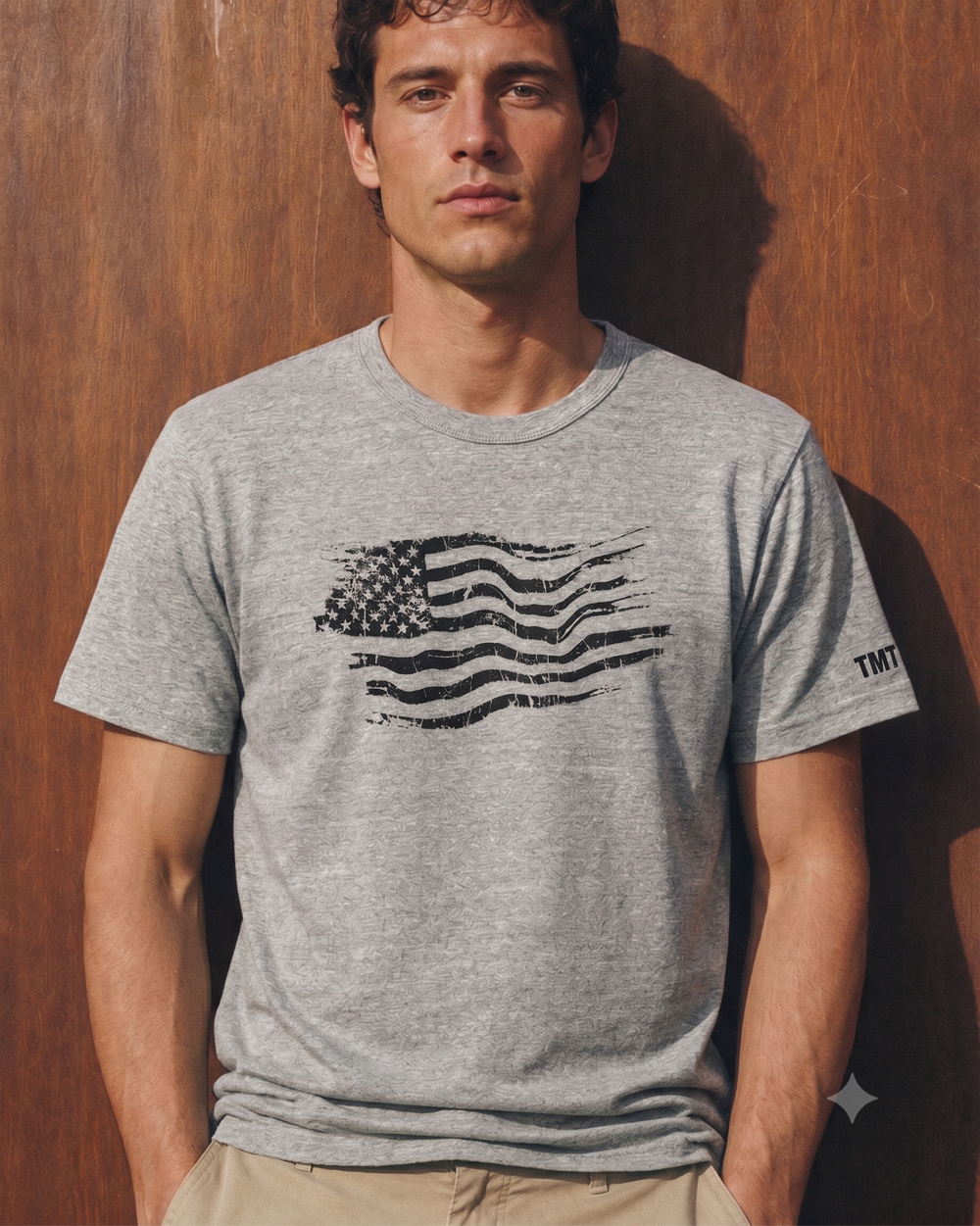 ※6月下旬発送※RAFI JERSEY S/S TEE (FLAG)