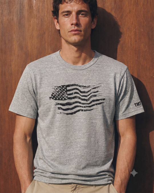 ※6月下旬発送※RAFI JERSEY S/S TEE (FLAG)
