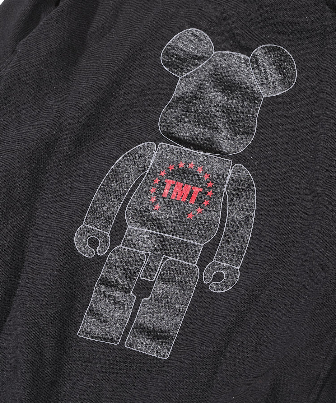 BE@RBRICK×TMT VINTAGE FRENCH TERRY PULLOVER HOODIE(ROCK YOUR BABY) / BLACK