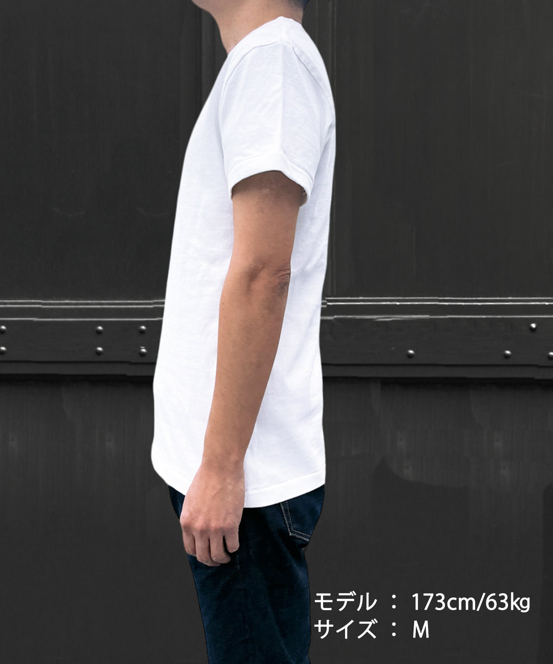 INDIGO COTTON JERSEY S/S TEE／INDIGO