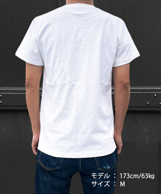 INDIGO COTTON JERSEY S/S TEE／INDIGO