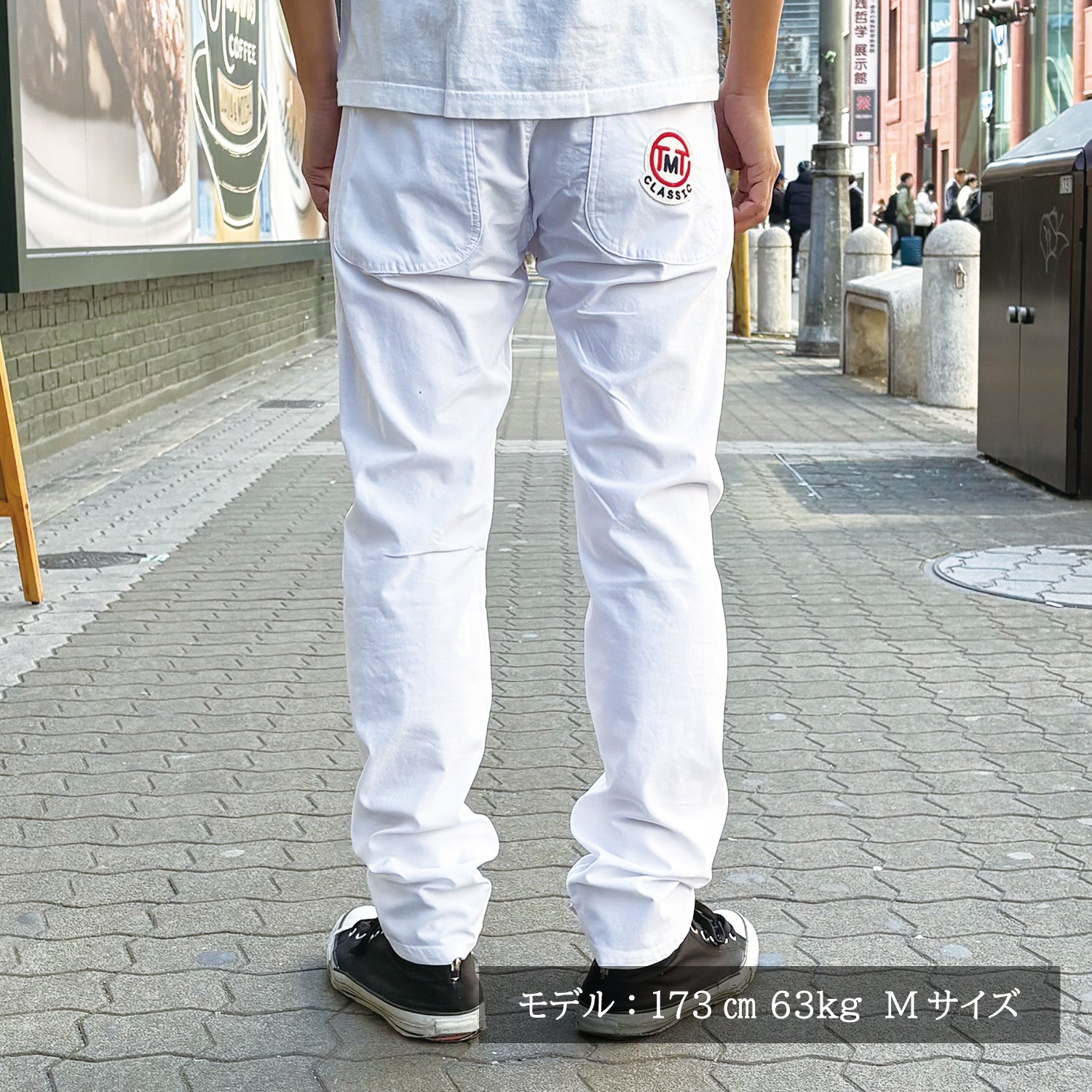 コットンライク ハイストレッチパンツ／WHITE – TMT OFFICIAL ONLINE STORE