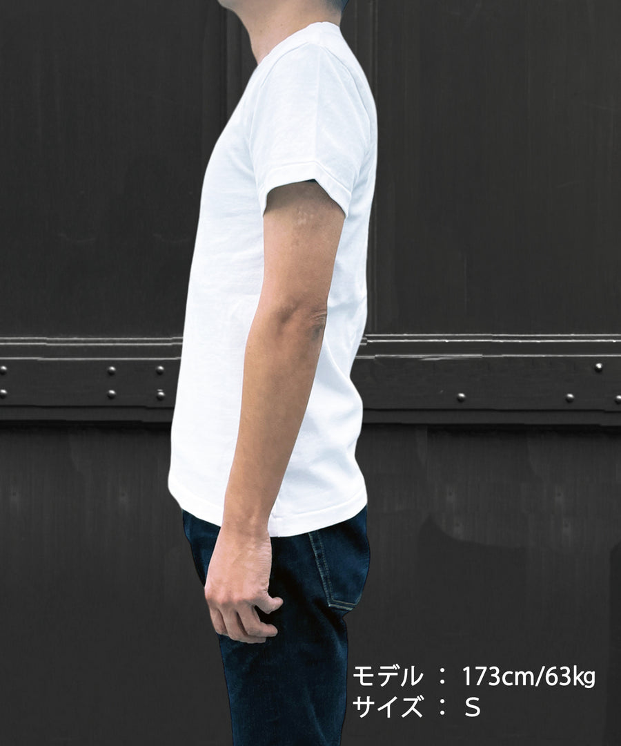 BLACK DRY COTTON  S/S TEE／BLACK