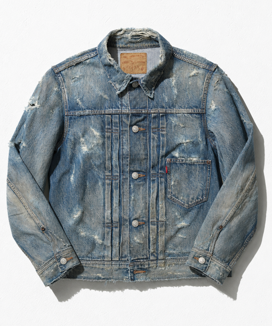 【HQ DENIM】TRUCKER JACKET(damaged)