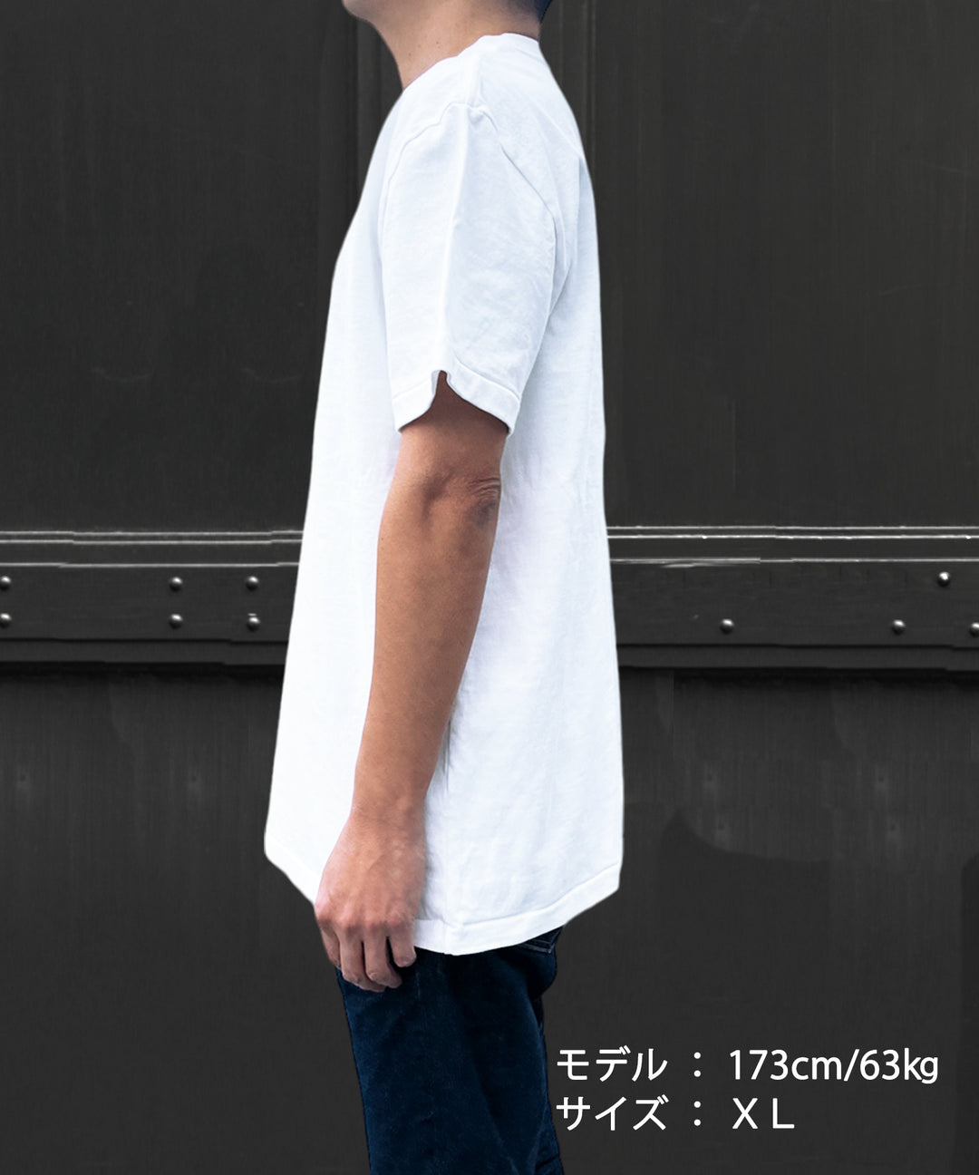 INDIGO COTTON JERSEY S/S TEE／INDIGO