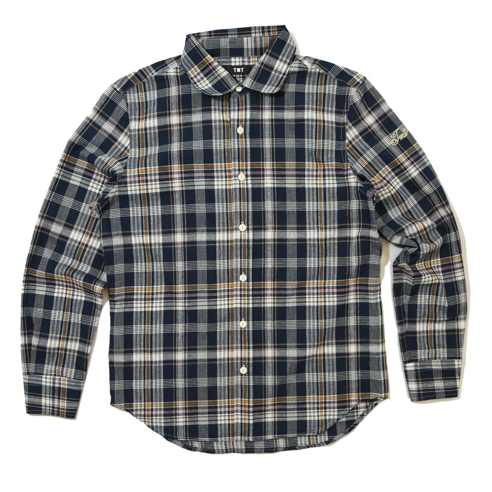 MADRAS CHECK SHIRTS／WHITE – TMT OFFICIAL ONLINE STORE