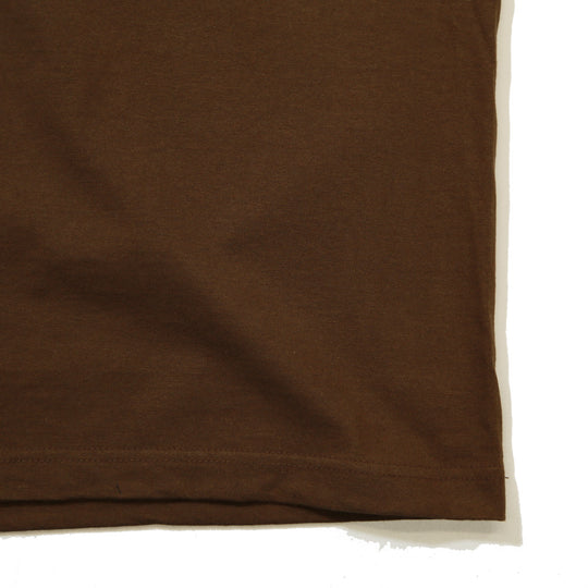 HEAVY JERSEY S/SL TEE(BIGHOLIDAY EXTRA) / BROWN