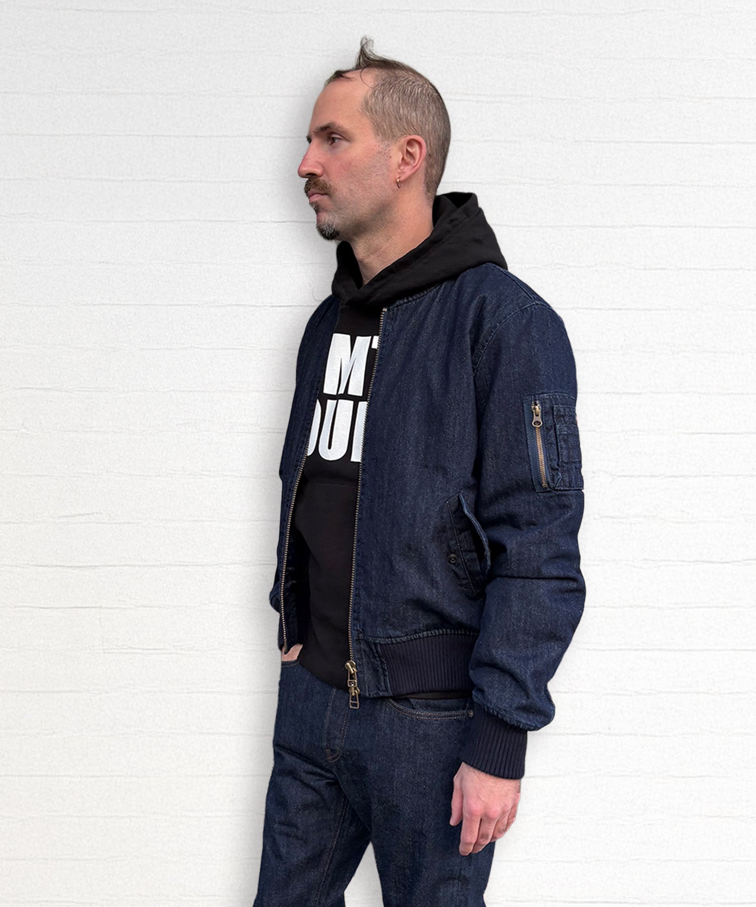 MA-1 DENIM JACKET – TMT OFFICIAL ONLINE STORE