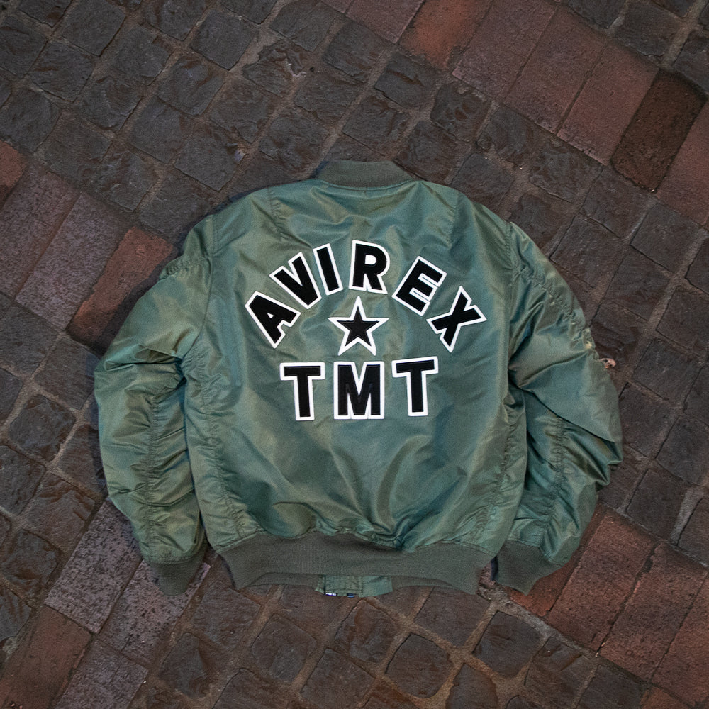 TMT×AVIREX MA-1 コマーシャルロゴ / カーキ – TMT OFFICIAL ONLINE STORE