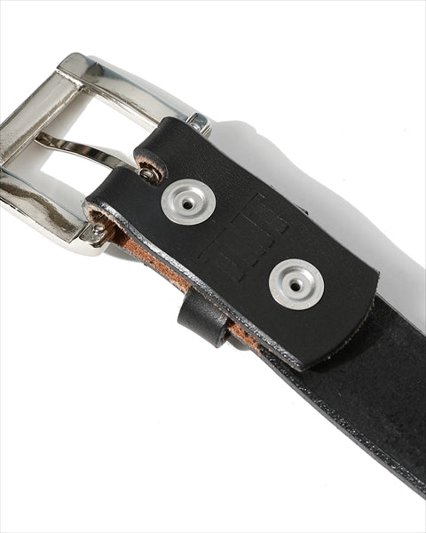 AMERICAN OIL LEATHER SINGLE PIN BELT(35mm)