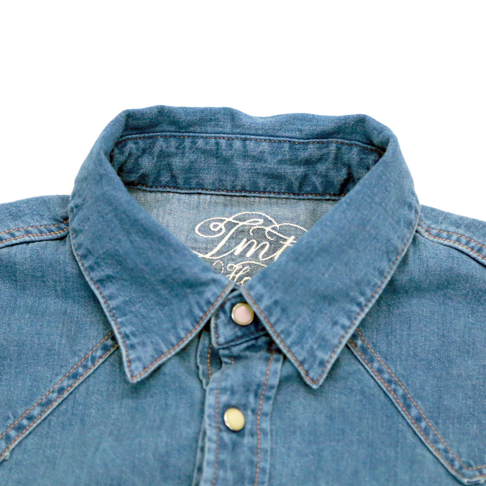 DENIM WESTEN SHIRTS／ライトインディゴ – TMT OFFICIAL ONLINE STORE