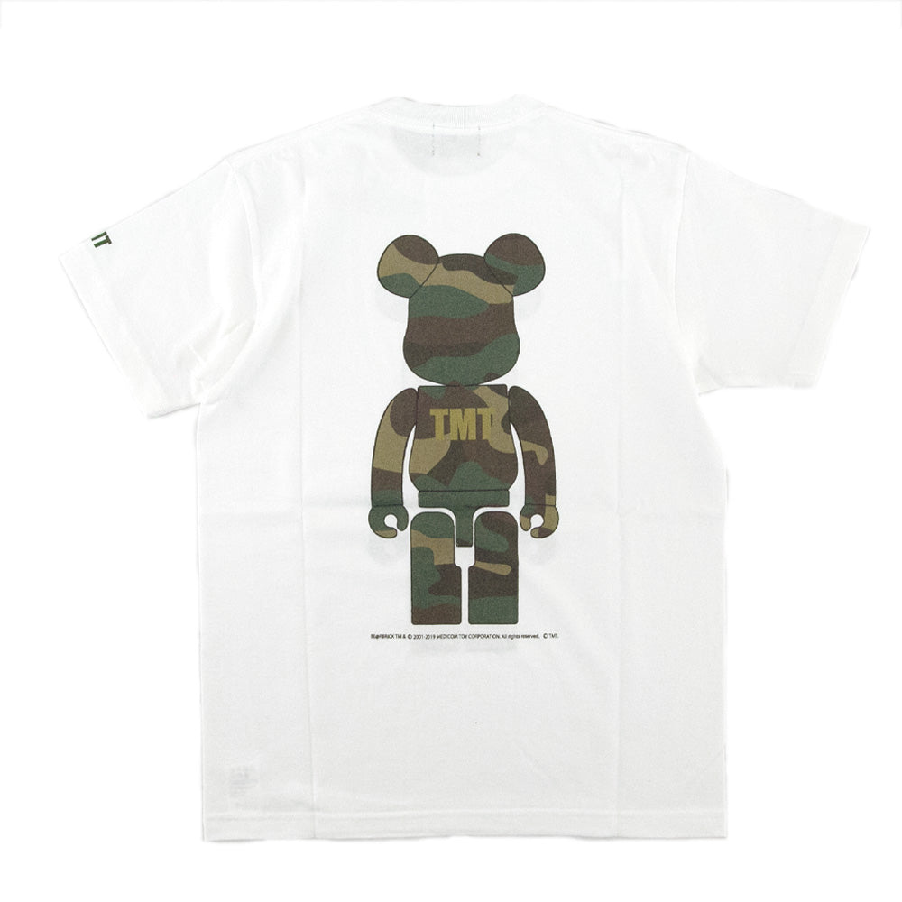 BE@RBRICK×TMT HEAVY JERSEY S/SL TEE(CAMO)／WHITE