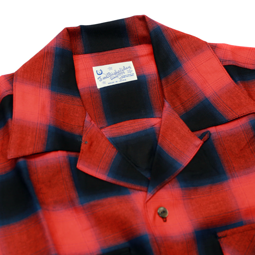 HEAVY RAYON OMBRE PLAID SHIRTS / RED – TMT OFFICIAL ONLINE STORE