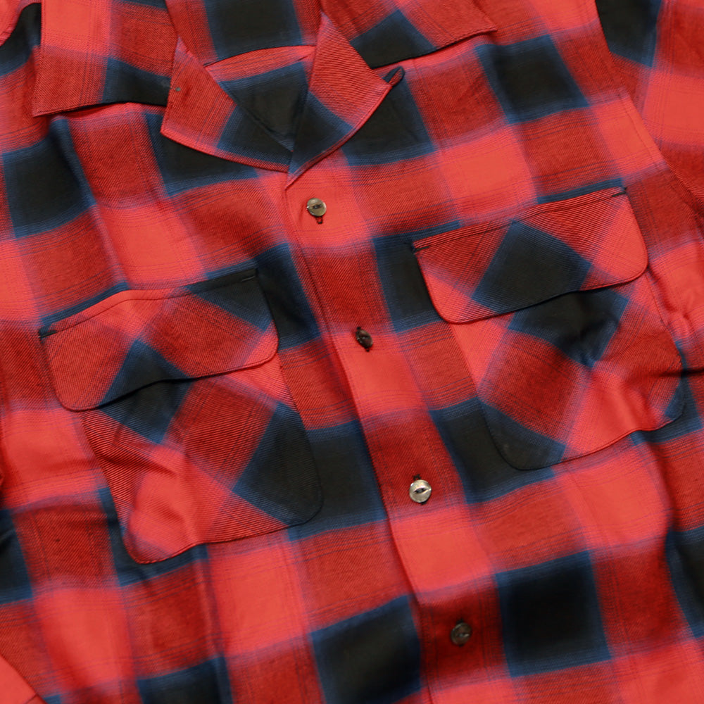 HEAVY RAYON OMBRE PLAID SHIRTS / RED – TMT OFFICIAL ONLINE STORE