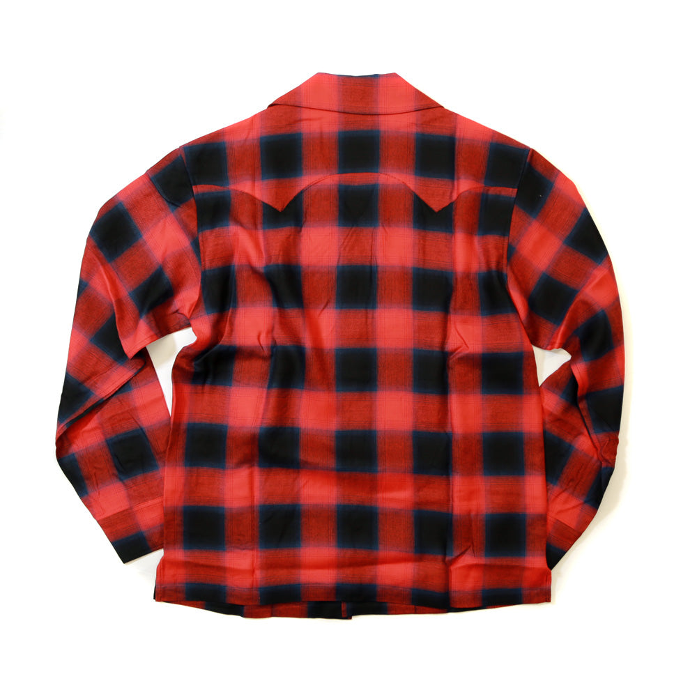 HEAVY RAYON OMBRE PLAID SHIRTS / RED – TMT OFFICIAL ONLINE STORE