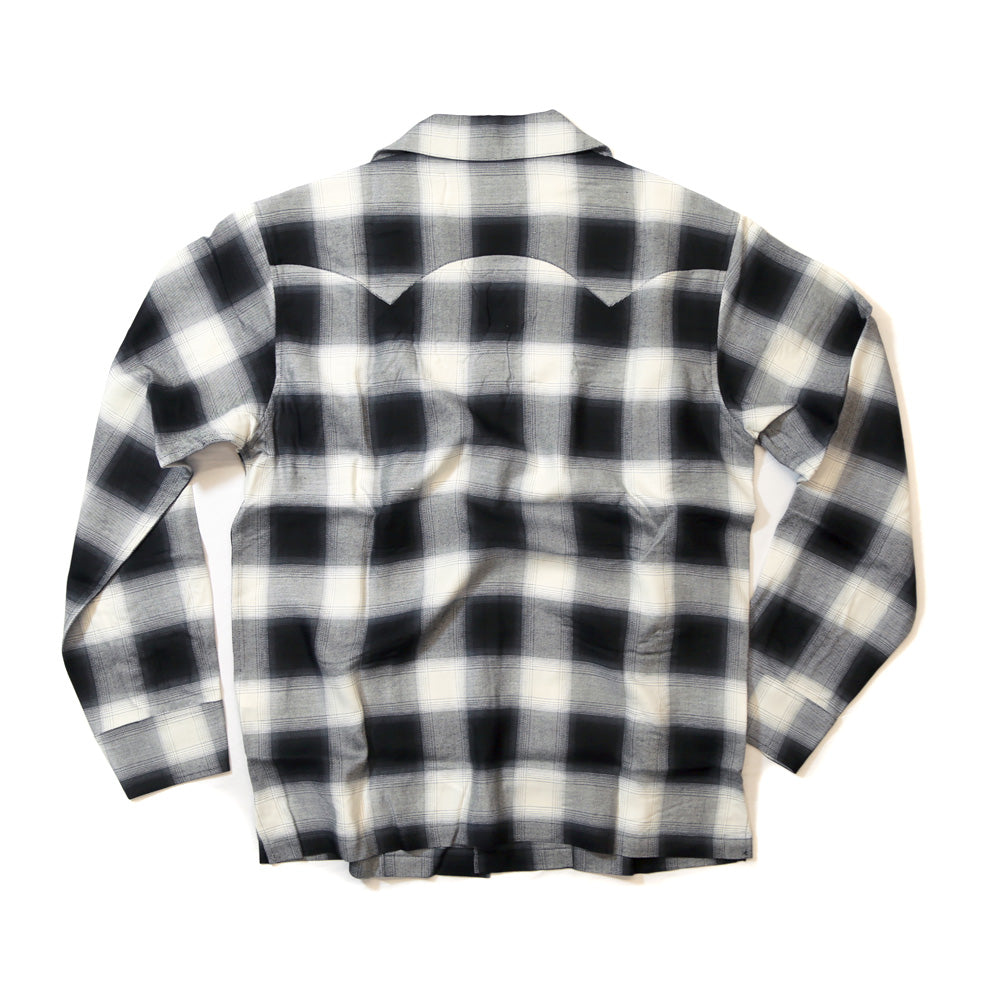 HEAVY RAYON OMBRE PLAID SHIRTS / BLACK – TMT OFFICIAL ONLINE STORE