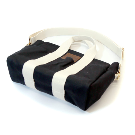 CANVAS VEGIE BAG (MIDIUM) / BLACK