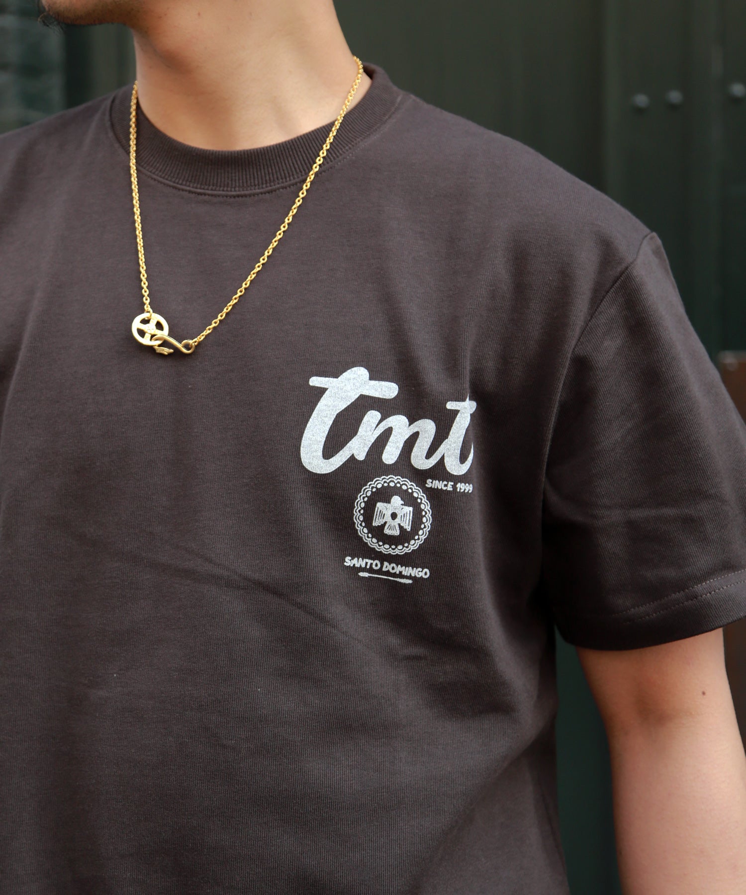 HEAVY ORGANIC COTTON JERSEYS/SL TEE(SANTO DOMINGO)／BLACK – TMT