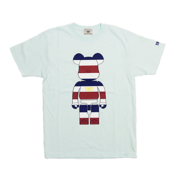 BE@RBRICK×TMT HEAVY JERSEY S/SL TEE(TRICOLOR)／SAX – TMT OFFICIAL ONLINE  STORE