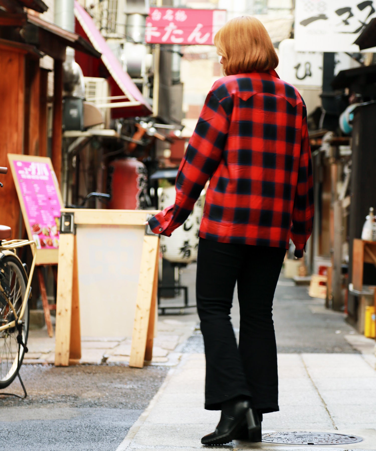 HEAVY RAYON OMBRE PLAID SHIRTS / RED – TMT OFFICIAL ONLINE STORE