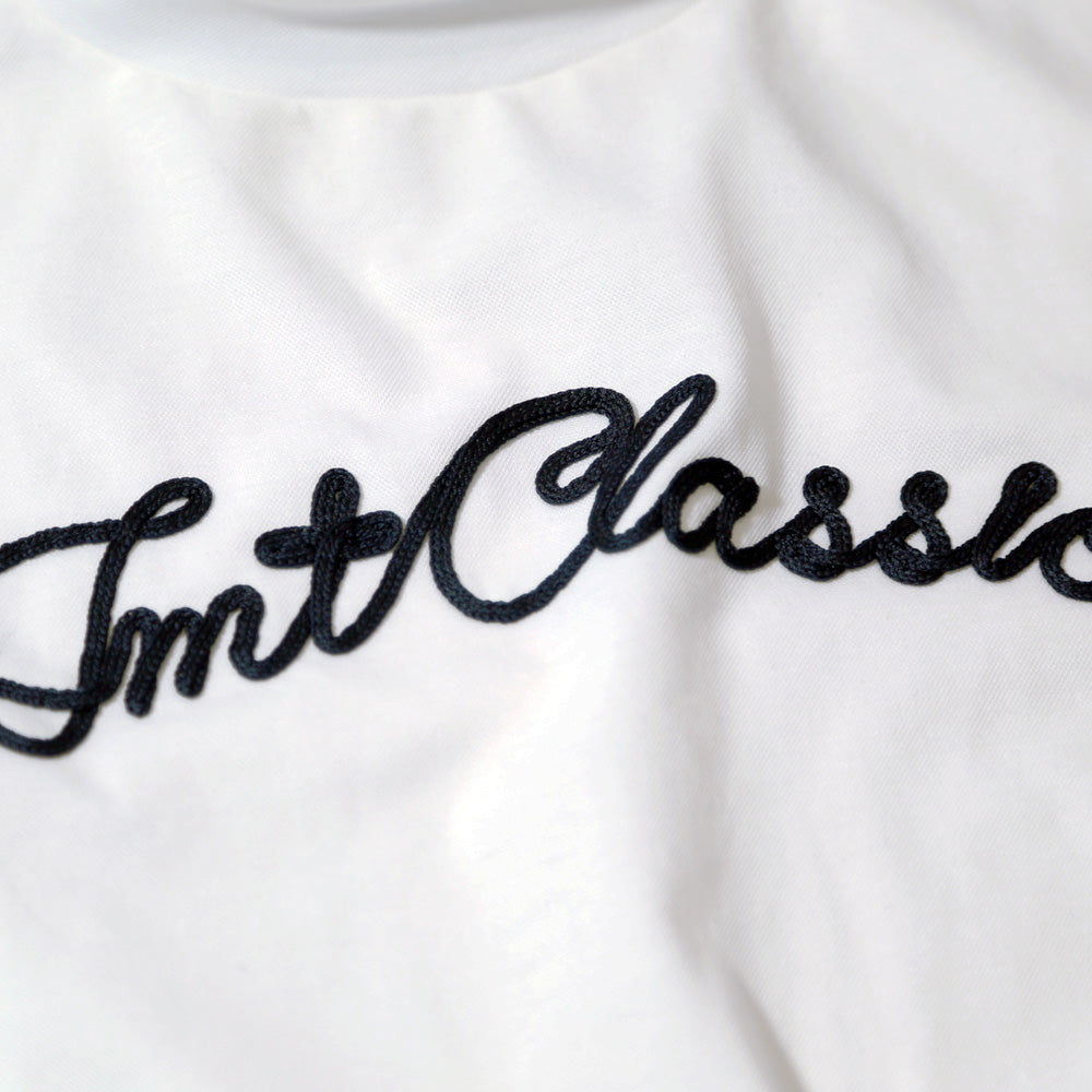 CODE EMBROIDERY MOCK-NECK SHIRT/ WHITE – TMT OFFICIAL ONLINE STORE