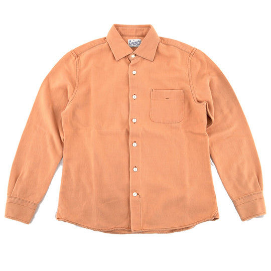 ブランケットコットンシャツ／オレンジ