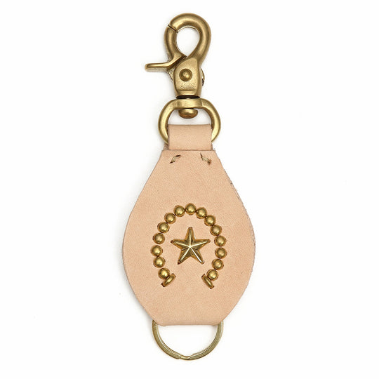 LEATHER KEY HOLDER (STUDS Tmt)