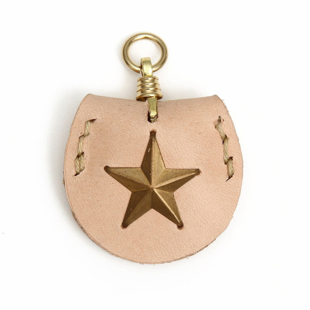 LEATHER KEY CAP (STUDS PEACE)