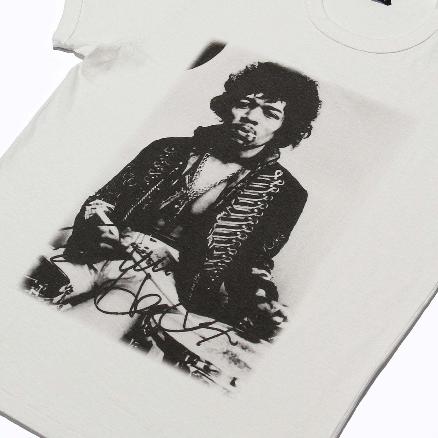 VINTAGE SLUB JERSEY S/SL TEE (JIMI HENDRIX)／BLACK – TMT OFFICIAL