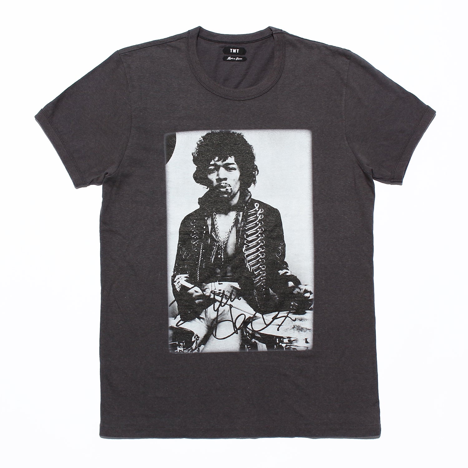 VINTAGE SLUB JERSEY S/SL TEE (JIMI HENDRIX)／BLACK – TMT OFFICIAL