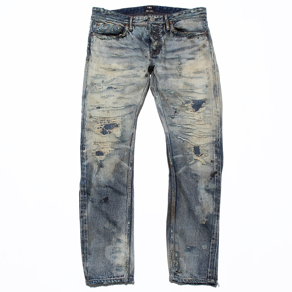 DENIME×TMT DENIM 5P TAPERED(100 years ago-processing