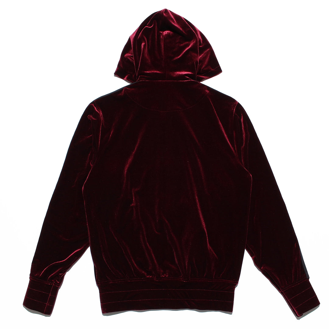 ローリングストーンズ×TMT   ベロア トラックパーカー ジャガード／バーガンディ