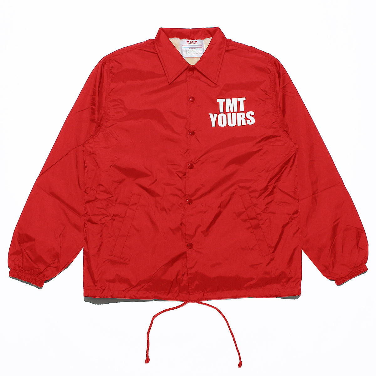 BOA COACH JACKET(TMT YOURS)／RED – TMT OFFICIAL ONLINE STORE