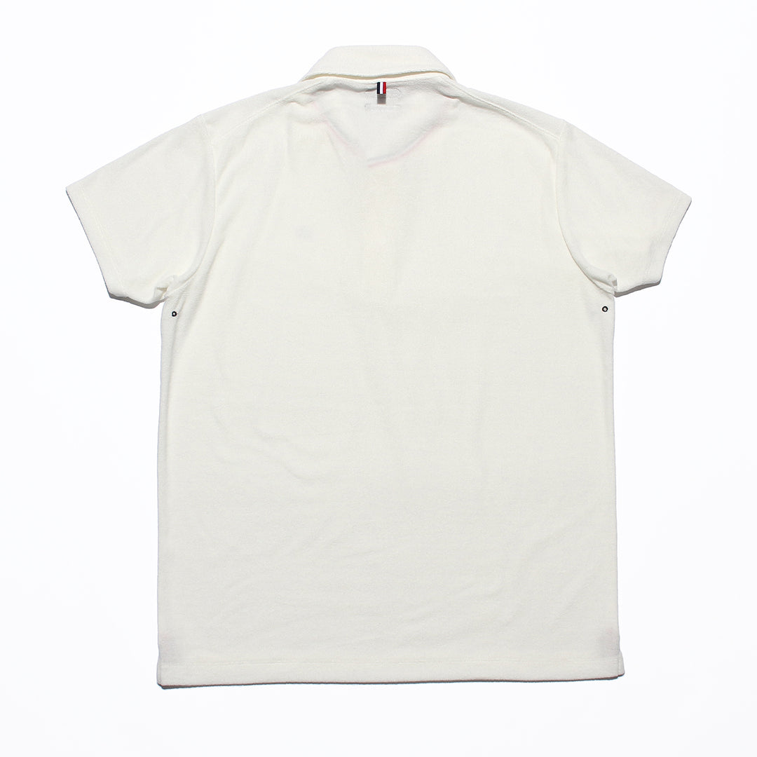 ソフトパイル ポロシャツ／ホワイト