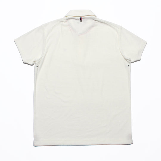 ソフトパイル ポロシャツ／ホワイト