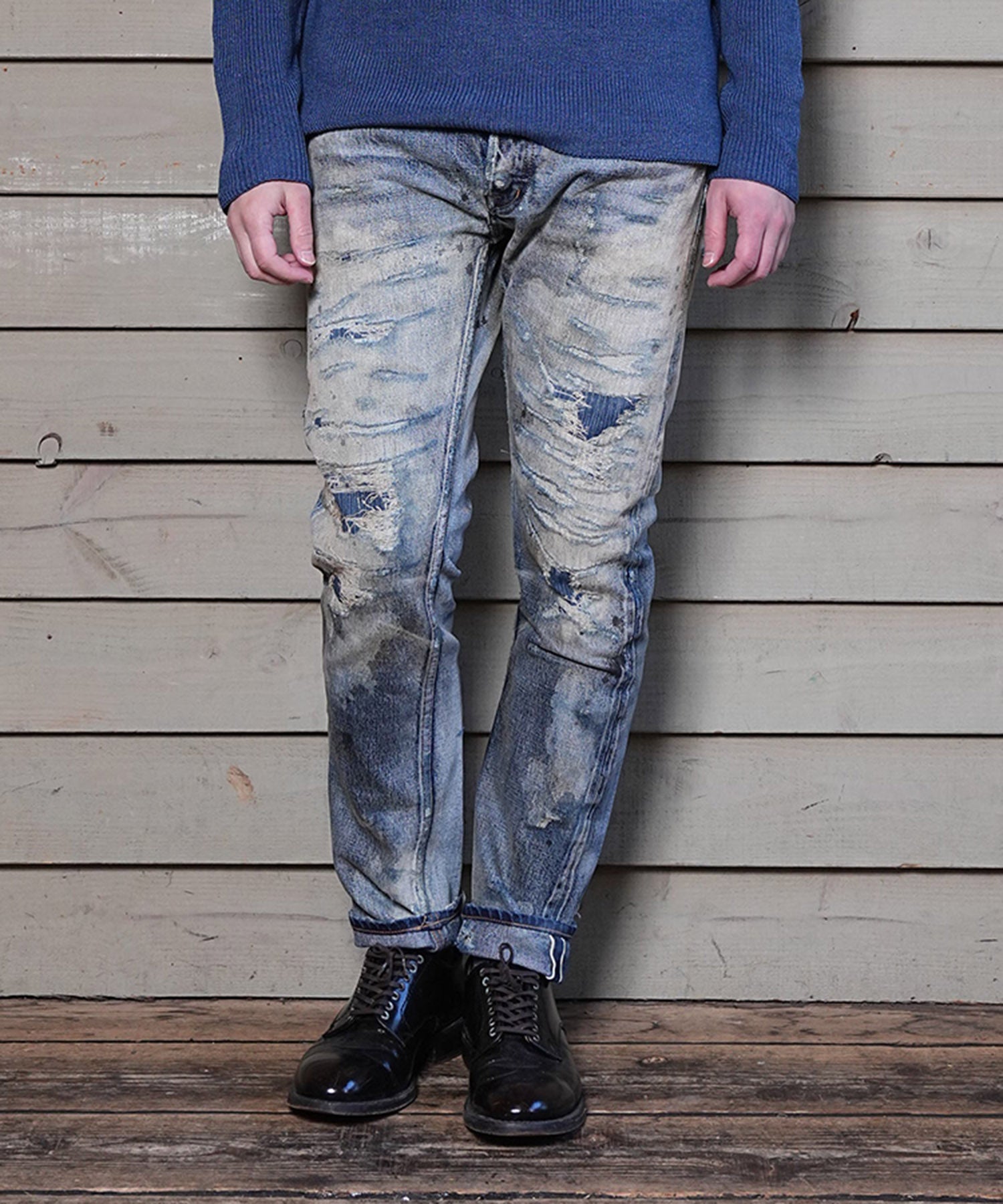 DENIME×TMT DENIM 5P TAPERED(100 years ago-processing) – TMT