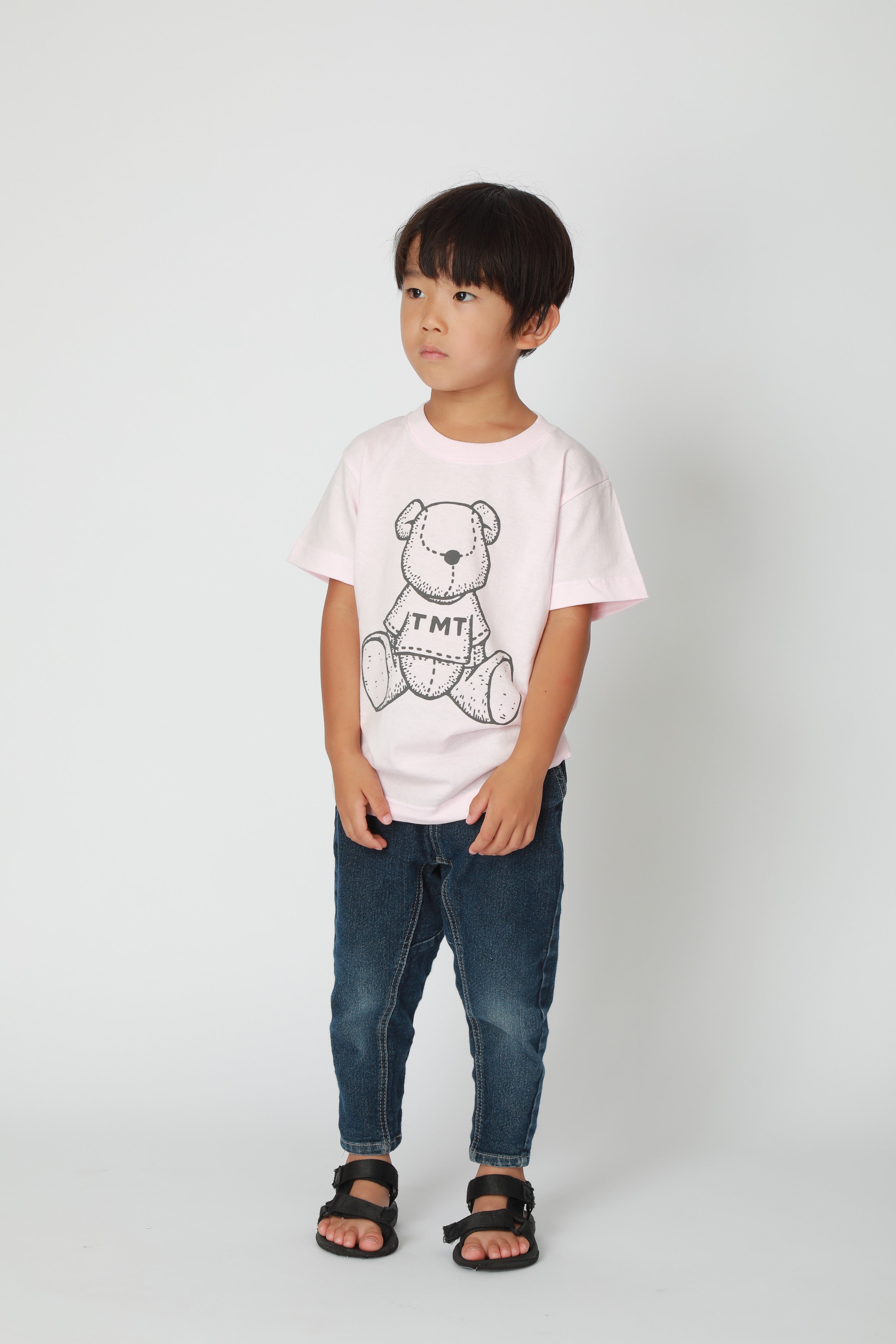 ヘビージャージーキッズTシャツ (TMT BEAR) ／ピンク – TMT OFFICIAL